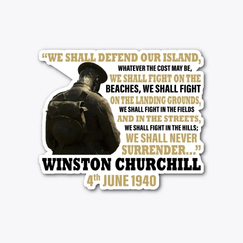 Winston Churchill Never Surrender Tee